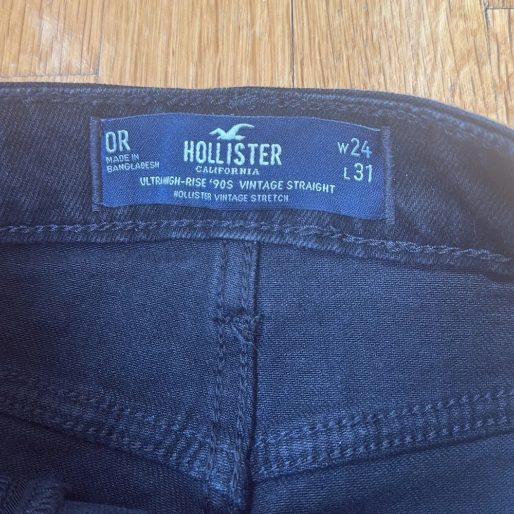 NWT Hollister Ultra High-Rise 90s Vintage Straight Stretch Jeans Sz 0